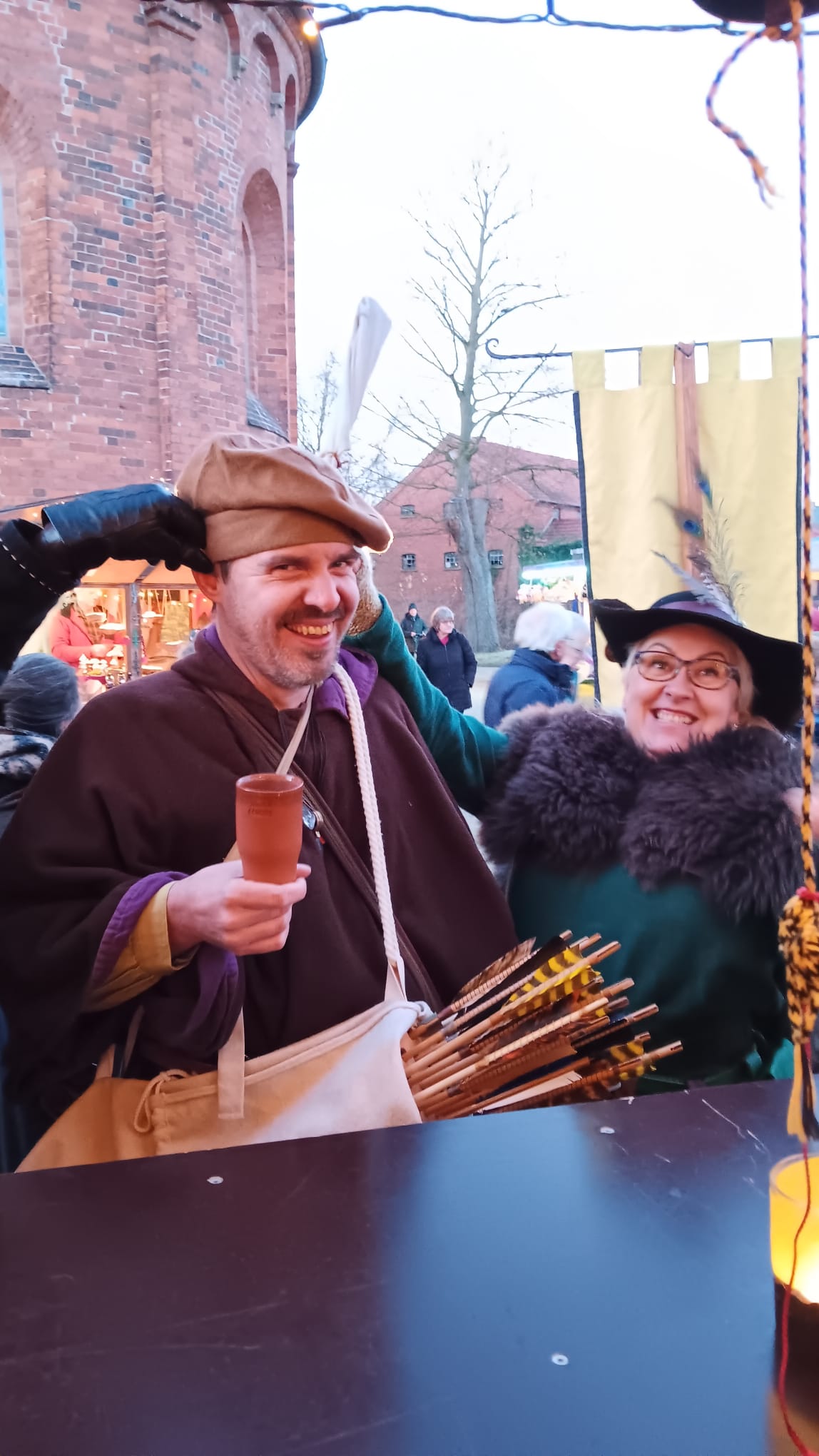 William of Stonham sieht man nie ohne Pfeil und Bogen