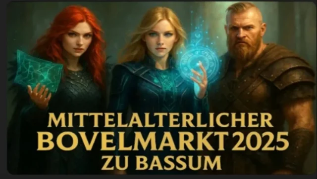 " DEINE GANZ EIGENE QUEST "

An euch ihr Zwerge da draußen und natürlich auch ihr hoch gewachsenenes Volk.
Kommet zum #bovelmarkt2025 und geht selbst auf die Jagd nach dem versteckten 💰GAUKLERSCHATZ , den unsere drei unerschrockenen Helden in unserem aktuellen Trailervideo.. 

‼️DIE OFFIZIELLE EINLADUNG ‼️

...zu finden versuchen. 
Drei Helden, ein Schatz und DU MITTENDRIN!!
Am Brückeneingang zum mittelalterlichen Bovelmarkt bekommst du deine Ouest und begibst dich auf eine abenteuerliche Reise...
Kannst du ihn finden???

‼️ACHTUNG GEWINNSPIEL ‼️

Zu unseren  glücklichen Gewinnern im Frühjahr, hat unserer Voigt "FOJO FUNKENFLUG ✨" verkündet 
10 weitere 🎟️ FREIKARTEN für unseren diesjährigen Markt zu verlosen...
Was ihr tun müsst? Schaut euch unseren Trailer auf YouTube ganz genau an 😉
Hierzu werden wir euch demnächst eine Frage stellen ‼️ und ihr könnt einen freien Geleitbrief für den Markttag eurer Wahl Gewinnen...🤩🥳

⬇️Hier der Link zu unserem Video ⬇️

 🎥  https://youtu.be/bq25BWNSY_g

Viel Spaß beim anschauen 😊😊 

#bovelmarkt #mittelaltermarkt
#bovelzumft #familienzeit #quest
#abenteuer #mittendrin #medival
#renfaire #gaukler #schatz #schatzsuche #schnitzeljagd #mittelalter #trailer #freudenburgbassum #zwerg #kids