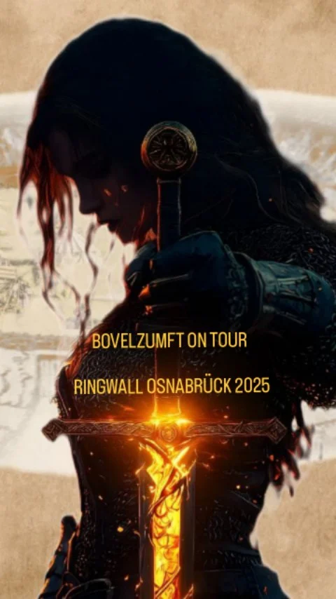 🎭 Mittelalter am Osnabrücker Ringwall 🎭

De Bovelzumft war am vergangenen Wochenende on Tour...
Mit einem wunderschönen Heerlager präsentierte sich eine Delegation von uns auf dem Mittelaltermarkt in Osnabrück. 
Es wurde Handwerk geboten, ein wenig musiziert, aber vor allem ausgelassen  Schabernack untereinander und mit den Besuchern betrieben.

Es war ein rundum gelungenes Wochenende und bedanken uns 🙏 bei @eventdual und allen Beteiligten..
Liebe Grüße an unsere Freunde von @lautenfeyn und danke 
für eure interessante musikalische Unterhaltung 🫶...

OSNABRÜCK ‼️ WIR SEHEN UNS WIEDER...
BIS ZUM NÄCHSTEN MAL...

#mittelalter #medival #lager #vergangenezeiten
#mittelaltermarkt #ringwall #osnabrück #openair 
#bassum #spass #mittelalterlich #vereinsleben #heerlager #bovelzumft #ontour